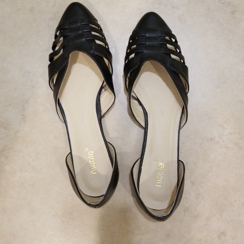 Nicole Ziva black shoes